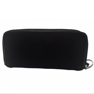 WOMEN HAND BLACK ZIPPER WALLET